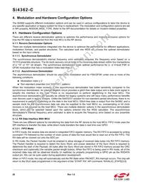 SI4362-C2A-GM Datasheet Page 20