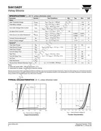 SI4413ADY-T1-GE3 Datasheet Page 2