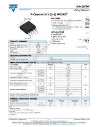 SI4425FDY-T1-GE3 Datasheet Cover