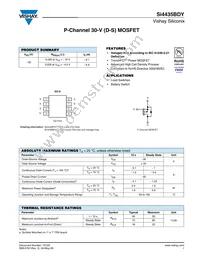 SI4435BDY-T1-E3 Datasheet Cover