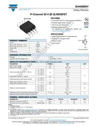 SI4459BDY-T1-GE3 Datasheet Cover