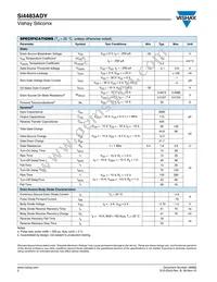 SI4483ADY-T1-GE3 Datasheet Page 2