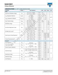 SI4501BDY-T1-GE3 Datasheet Page 2