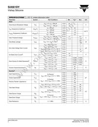 SI4561DY-T1-E3 Datasheet Page 2