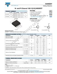 SI4590DY-T1-GE3 Datasheet Cover