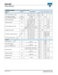 SI4618DY-T1-GE3 Datasheet Page 2