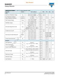SI4622DY-T1-E3 Datasheet Page 2