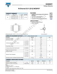 SI4666DY-T1-GE3 Datasheet Cover