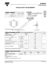 SI4668DY-T1-E3 Datasheet Cover