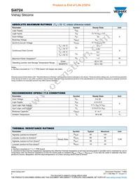 SI4724CY-T1-E3 Datasheet Page 2