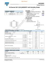 SI4752DY-T1-GE3 Datasheet Cover