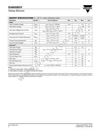 SI4800BDY-T1-E3 Datasheet Page 2