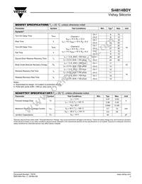 SI4814BDY-T1-GE3 Datasheet Page 3