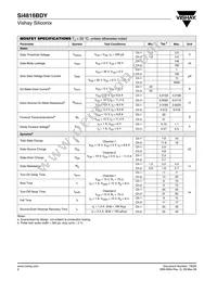 SI4816BDY-T1-GE3 Datasheet Page 2