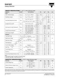 SI4816DY-T1-E3 Datasheet Page 2