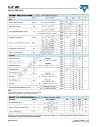 SI4818DY-T1-GE3 Datasheet Page 2