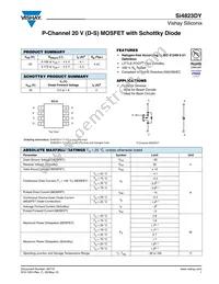 SI4823DY-T1-E3 Datasheet Cover