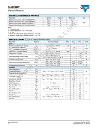 SI4829DY-T1-E3 Datasheet Page 2
