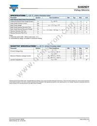 SI4829DY-T1-E3 Datasheet Page 3