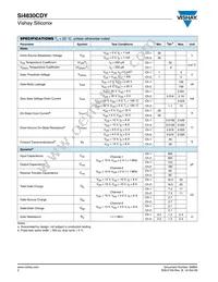 SI4830CDY-T1-E3 Datasheet Page 2