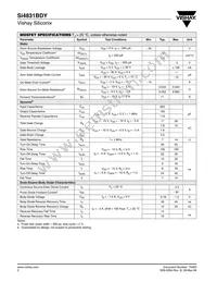 SI4831BDY-T1-GE3 Datasheet Page 2