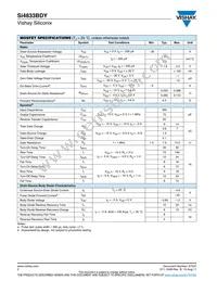 SI4833BDY-T1-GE3 Datasheet Page 2