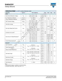 SI4834CDY-T1-GE3 Datasheet Page 2