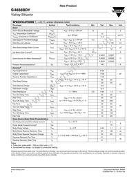 SI4838BDY-T1-GE3 Datasheet Page 2