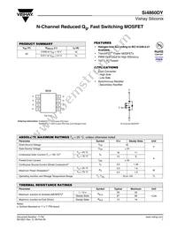 SI4860DY-T1-E3 Datasheet Cover