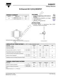 SI4864DY-T1-E3 Datasheet Cover