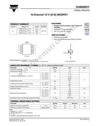 SI4866BDY-T1-E3 Datasheet Cover