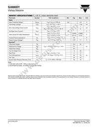 SI4880DY-T1-GE3 Datasheet Page 2