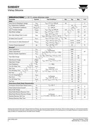 SI4904DY-T1-E3 Datasheet Page 2