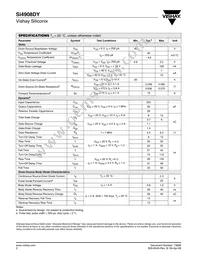 SI4908DY-T1-GE3 Datasheet Page 2