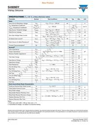 SI4909DY-T1-GE3 Datasheet Page 2