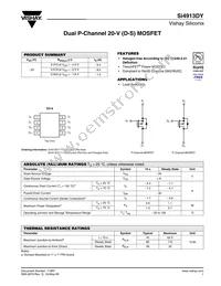 SI4913DY-T1-GE3 Datasheet Cover