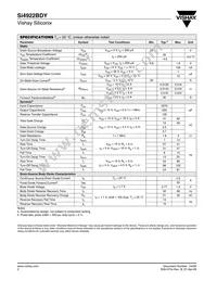 SI4922BDY-T1-GE3 Datasheet Page 2