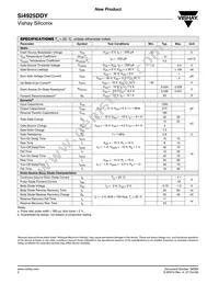 SI4925DDY-T1-GE3 Datasheet Page 2