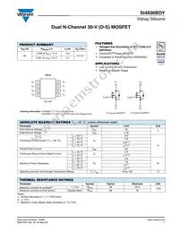 SI4936BDY-T1-GE3 Datasheet Cover