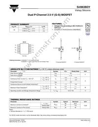 SI4963BDY-T1-GE3 Datasheet Cover