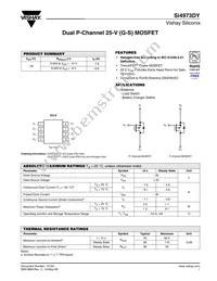 SI4973DY-T1-GE3 Datasheet Cover