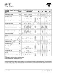 SI4974DY-T1-E3 Datasheet Page 2