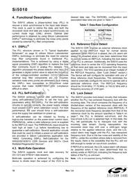 SI5010-B-GMR Datasheet Page 10