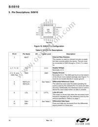 SI5010-B-GMR Datasheet Page 14