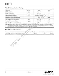 SI5010-BM Datasheet Page 8