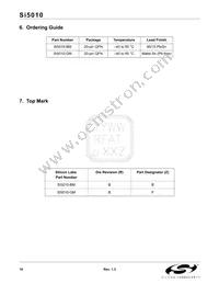 SI5010-BM Datasheet Page 16