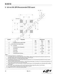 SI5010-BM Datasheet Page 18