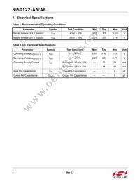 SI50122-A6-GMR Datasheet Page 4