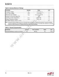 SI5013-D-GMR Datasheet Page 10