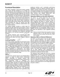SI5017-BM Datasheet Page 12